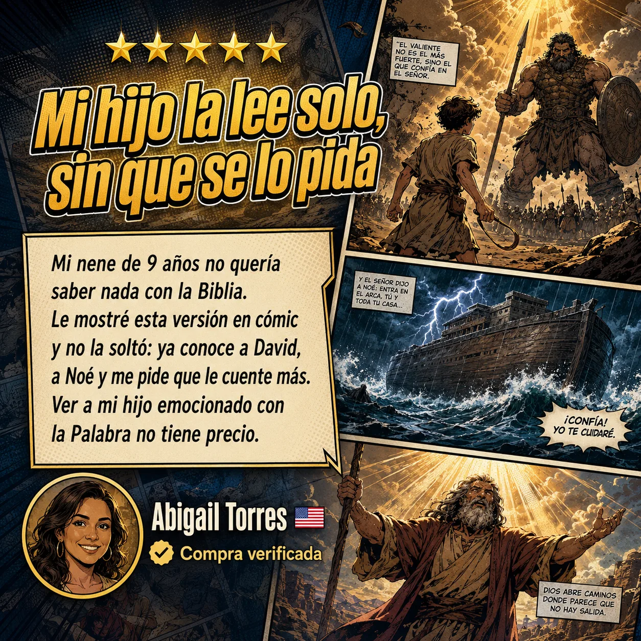 La Biblia Heroica — testimonio de cliente