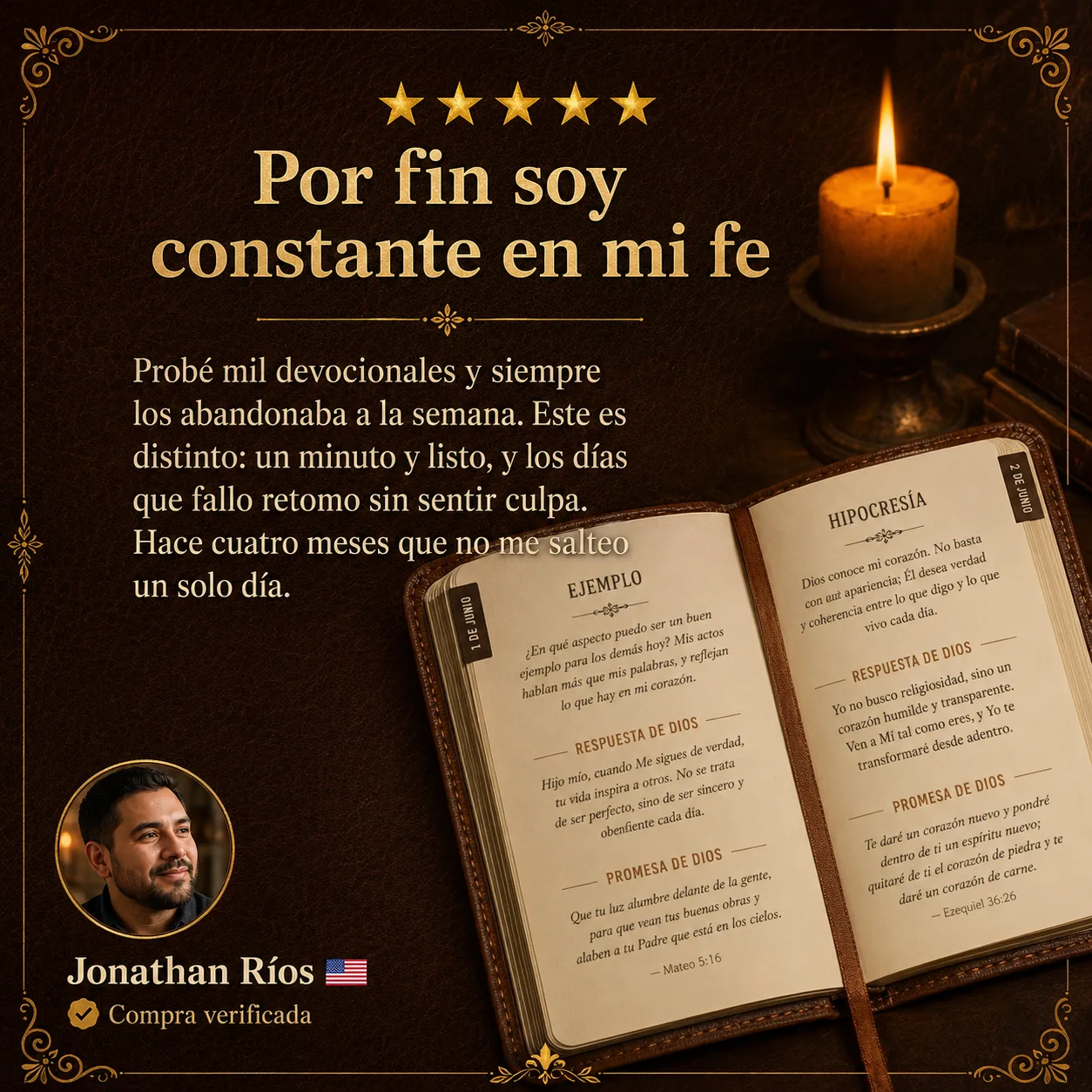 365 Devocionales — testimonio de cliente